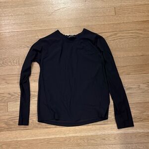 Athleta Black Long Sleeve Performance Tee